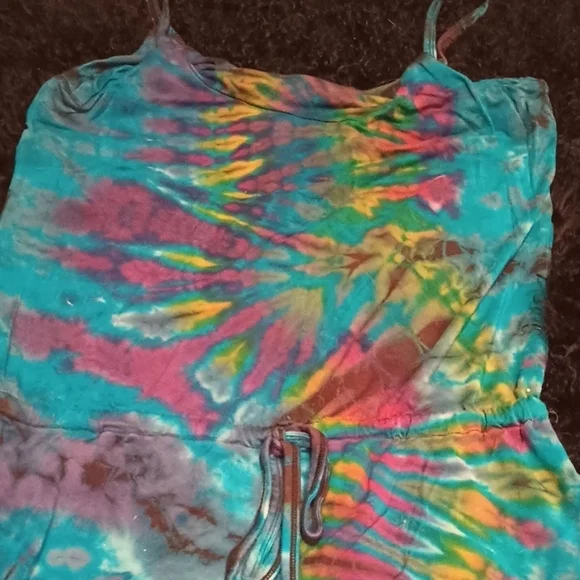 Vibrant Tie-Dye Jumpsuit - Picture 5 of 7